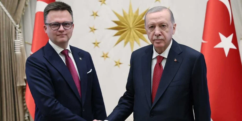 Cumhurbaşkanı Erdoğan, Polonya Meclis Başkanı Holownia’yı kabul etti