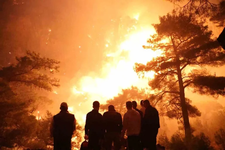 Muğla’da yangın: 11 kişi tahliye edildi