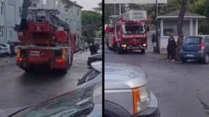 Devlet hastanesinde korkutan yangın!