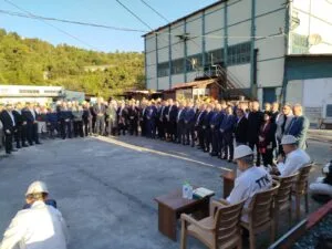 TTK Amasra’da yeni üretim panosu dualarla açıldı