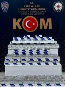 Kars’a otomobille makaron getiren şüpheli gözaltına alındı