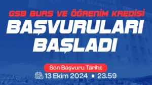 Gençlik ve Spor Bakanlığı burs/kredi başvuruları başladı