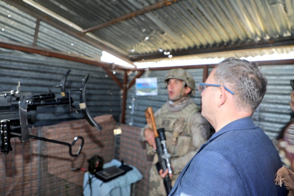 Kars Valisi Ziya Polat, Kağızman Şehittepe Üs Bölgesi’nde