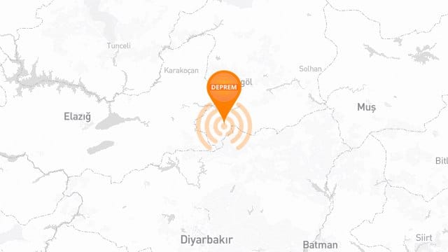 Diyarbakır’da Hissedilen Deprem