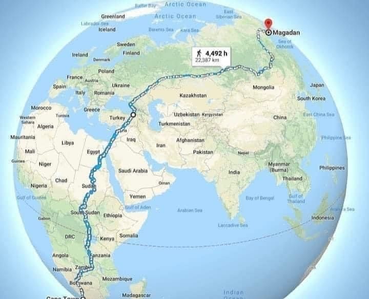 Dünyanın En Uzun Yürüme Rotası?