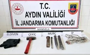 Çine’de kaçak kazı yapan 6 kişi suçüstü yakalandı