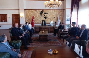 AK Parti Beypazarı ilçe Başkanlığı’ndan Kaymakam Vedat Yılmaz’a ziyaret