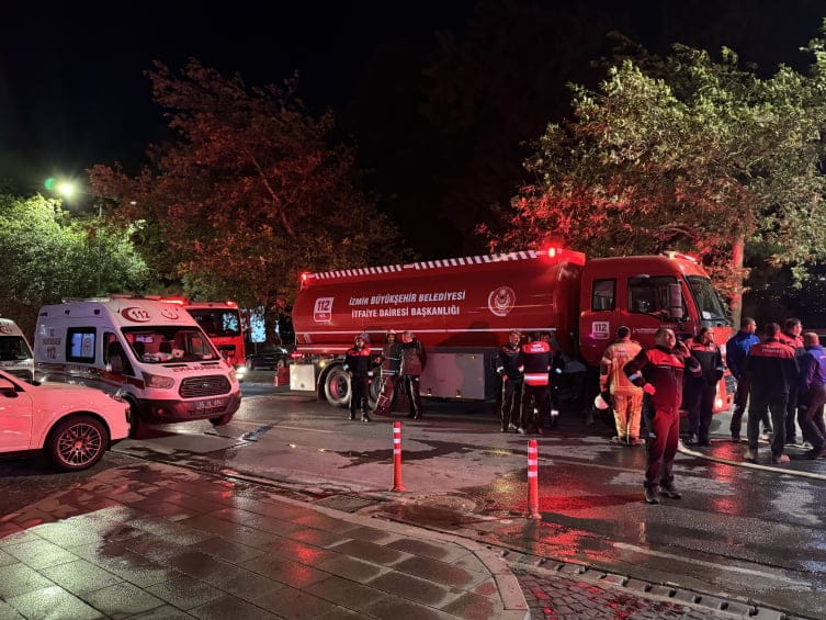 İzmir’de korkutan yangın