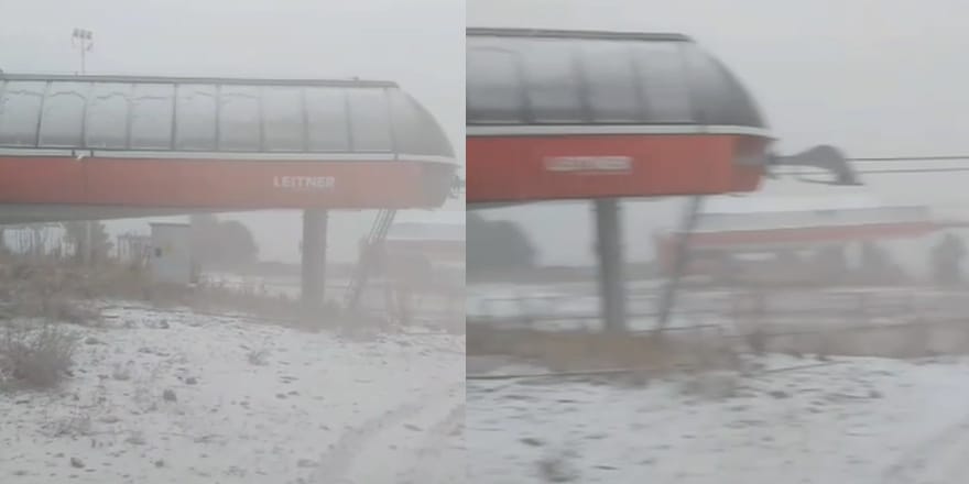 Sarıkamış’ta mevsimin ilk kâr yağışı