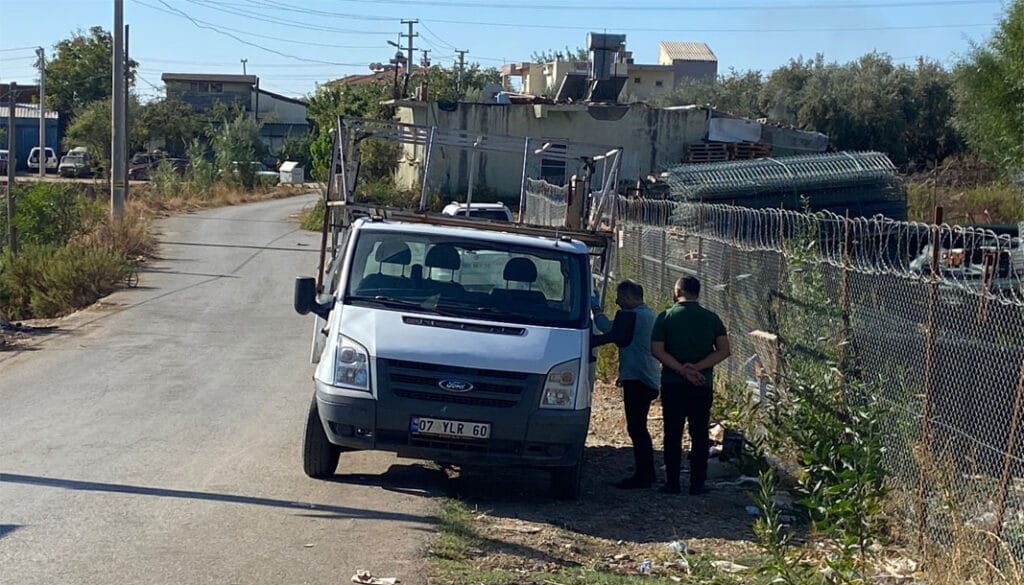 O anlar güvenlik kamerasına yansıdı