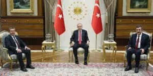 Cumhurbaşkanı Erdoğan, KKTC Başbakanı Ünal Üstel’i kabul etti