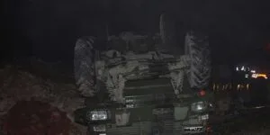 Şırnak’ta askeri araç devrildi