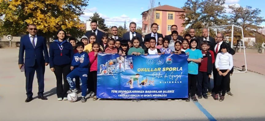 Kırıkkale’de ilkokullarda spor projesi hız kesmeden devam ediyor