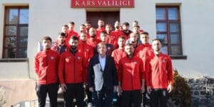 Kars36 Spor’dan Vali Ziya Polat’a destek ziyareti