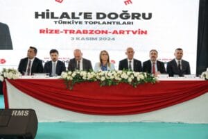 MHP, “Bir ve Birlikte Hilal’e Doğru Türkiye” toplantısını Rize’de gerçekleştirdi
