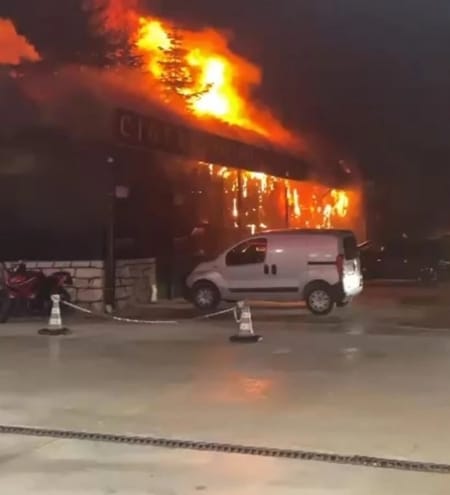 Susurluk’ta yem fabrikasında yangın