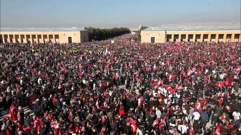 Anıtkabir’de 10 Kasım yoğunluğu öncesi ziyaretçi akını