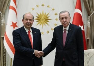 KKTC Cumhurbaşkanı Tatar, Cumhurbaşkanı Erdoğan ile görüştü
