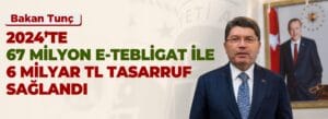 E-Tebligat ile 39 bin ağaç kesilmekten kurtuldu – Birlik Haber Ajansı