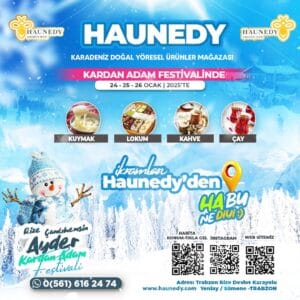 Ayder Kardan Adam Festivali’nde ikramlar Haunedy’den – Birlik Haber Ajansı