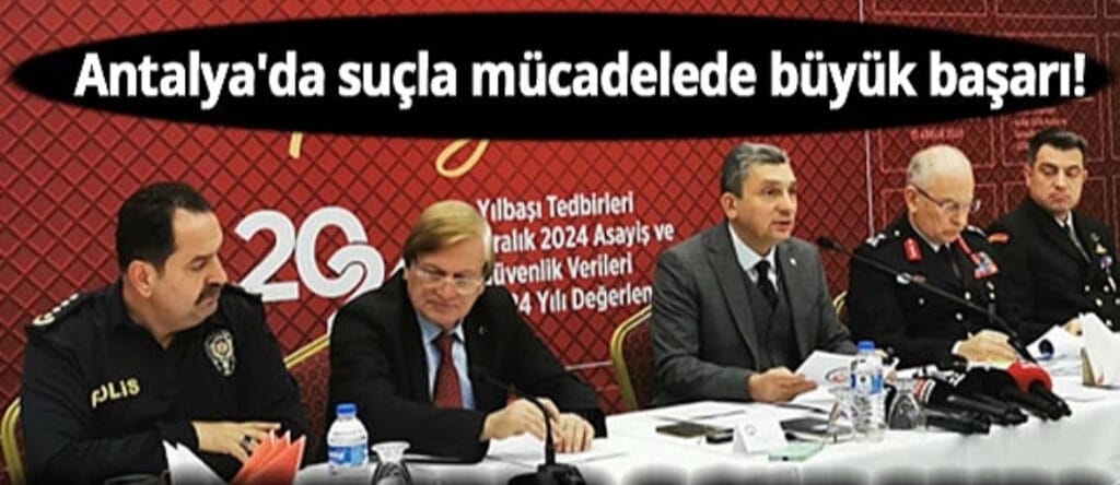 Antalya’da güvenlik ve asayişte önemli başarılar elde edildi – Birlik Haber Ajansı