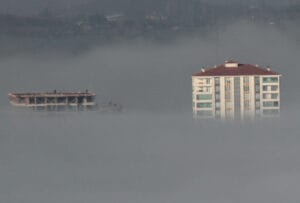 Beypazarı'nda sis manzarası