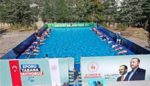 Akseki’de yüzme bilmeyen kalmasın: Portatif Yüzme Havuzu çocuklara yaz boyunca eğitim veriyor – Birlik Haber Ajansı