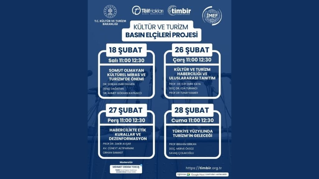 Kültür ve Turizm Basın Elçileri eğitimleri başlıyor – Birlik Haber Ajansı