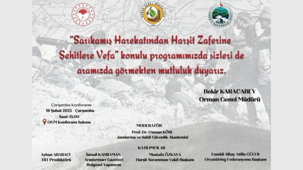 Ankara’da Kafkas Cephesi Harşit Savunması Zaferi paneli düzenleniyor – Birlik Haber Ajansı