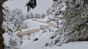 Beypazarı’nda kardan kapalı yol yok