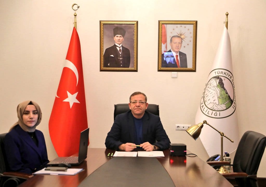 Vali Ziya Polat, (VKS) yöntemiyle SERKA toplantısına katıldı – Birlik Haber Ajansı