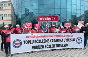 Eğitim-Bir-Sen, Gümüşhane’de üniversite idari personeline yer değişikliği hakkı verilmemesini protesto etti! – Birlik Haber Ajansı