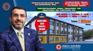 Ak Parti Milletvekili Adem Çalkın’dan Kars eğitimine 1 milyarlık yatırım – Birlik Haber Ajansı