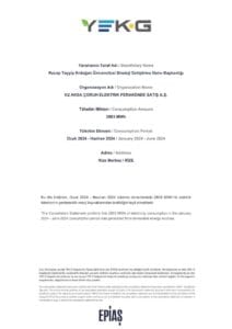 Aksa Çoruh Elektrik’ten RTEÜ’ye YEK-G belgesi – Birlik Haber Ajansı