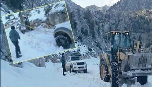 Antalya’da kar ve tipi nedeniyle 3 arkadaş mahsur kaldı – Birlik Haber Ajansı