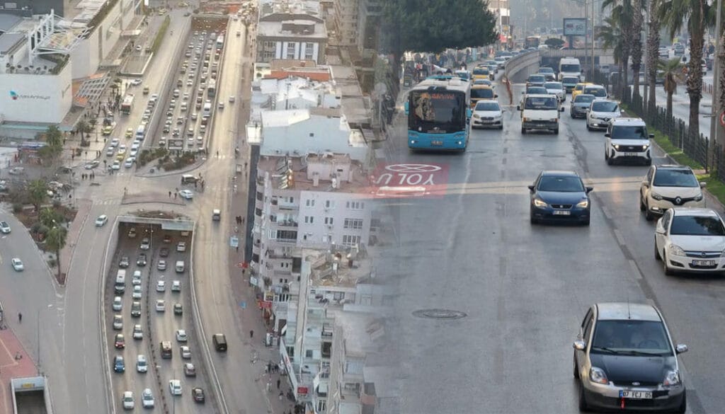 Antalya’da trafikte otobüslere özel şerit uygulaması başladı – Birlik Haber Ajansı