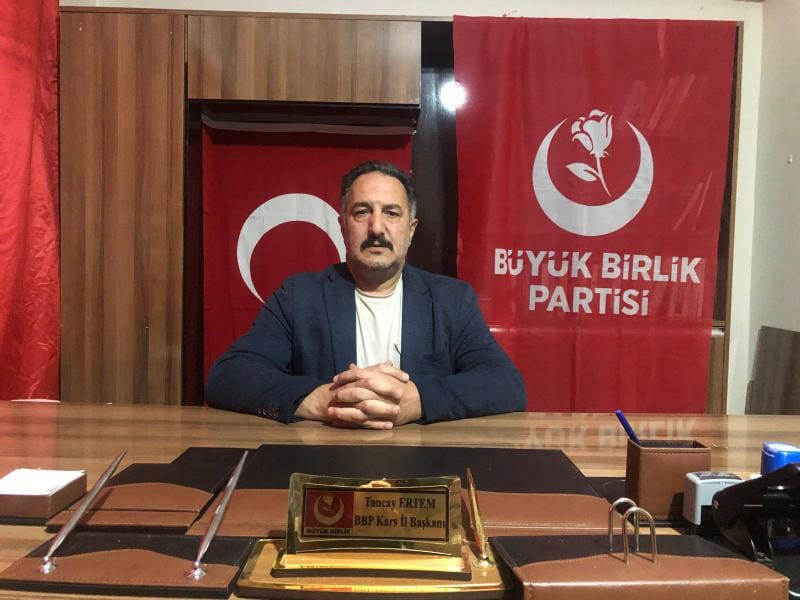 BBP Kars İl Başkanı Tuncay Ertem: “Gazze Filistindir, Filistin Filistinlilerindir” – Birlik Haber Ajansı