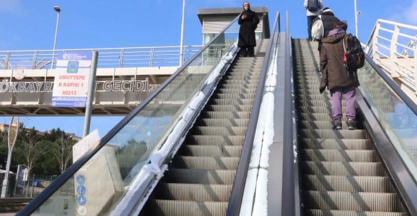 Yürüyen merdivenler donmaya karşı 7/24 çalışacak – Birlik Haber Ajansı