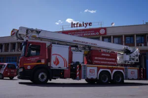 Ankara'nın Akyurt ilçesinde fabrika yangını