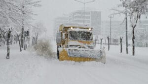 Isparta’ya mart ayında kar yağdı