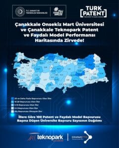 ÇOMÜ ve Çanakkale Teknopark Türkiye Patent ve faydalı model performans haritasında zirvede – Birlik Haber Ajansı