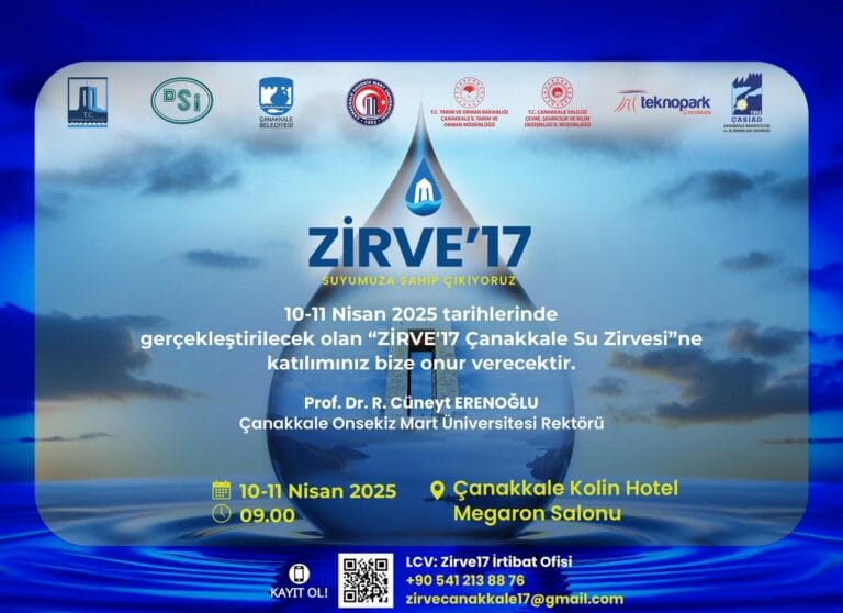 “Zirve17 Çanakkale Su Zirvesi ” 10-11 Nisan’da Çanakkale’de gerçekleşiyor – Birlik Haber Ajansı