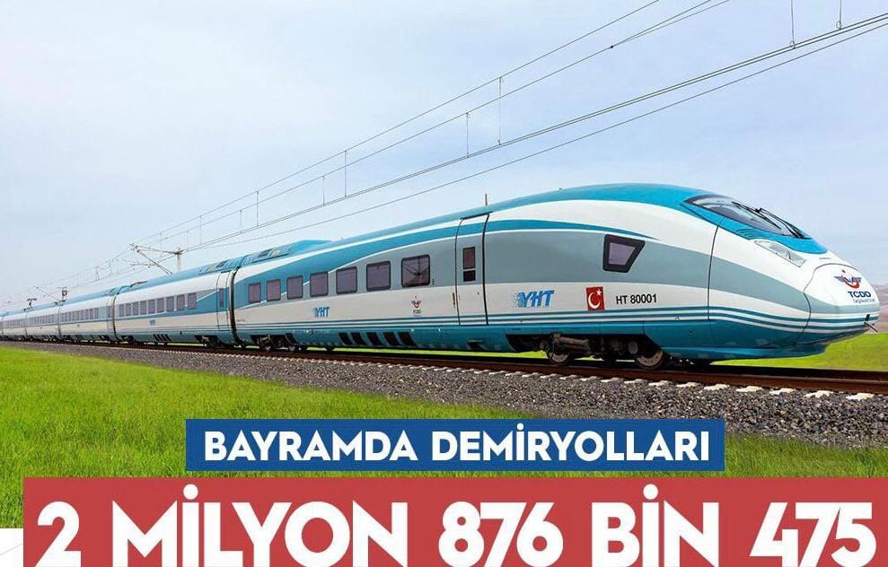 Bayramda demiryollarında yoğunluk: 2,8 Milyon yolcu taşındı – Birlik Haber Ajansı