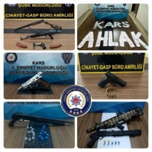 Kars'ta 1 aylık suçlularla mücadele verileri açıklandı