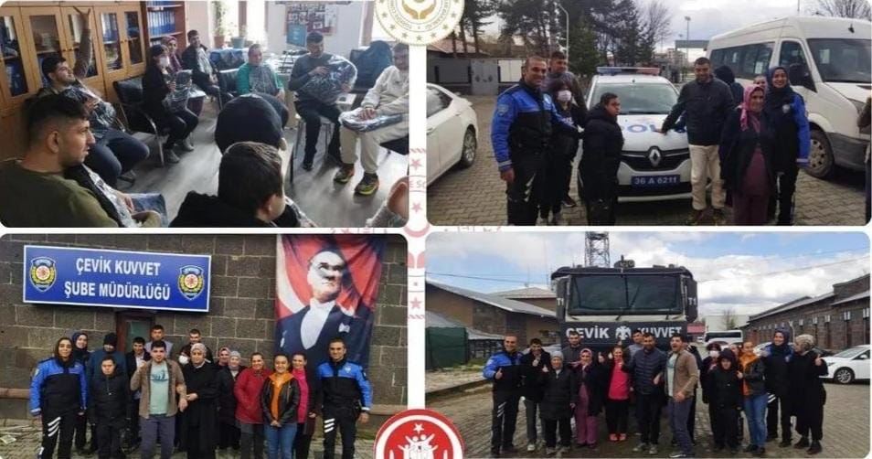 Kars Gündüz Engelli Bakım Merkezinden polis şubelerine ziyaret – Birlik Haber Ajansı