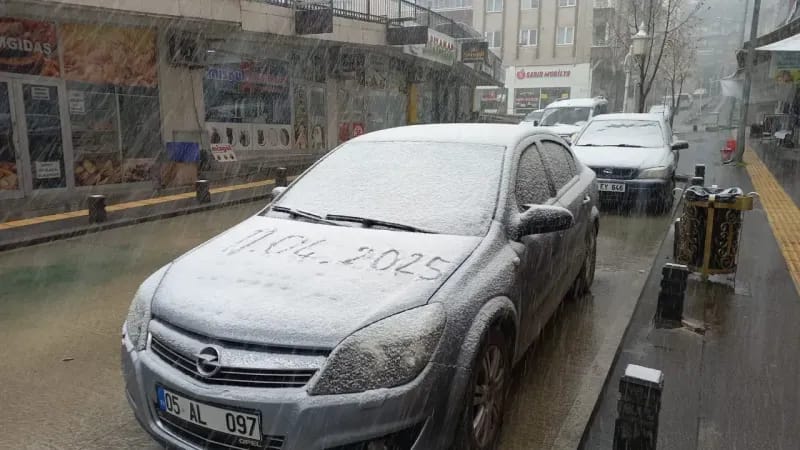 Amasya’da nisan ortasında kar etkili oldu – Birlik Haber Ajansı