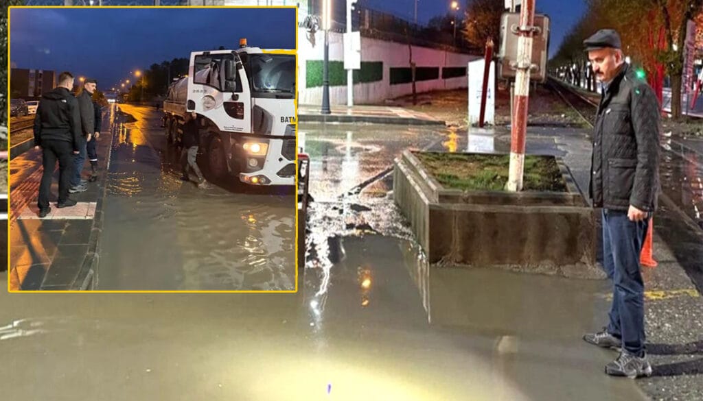 Batman’da yağış, cadde ve sokakları göle çevirdi – Birlik Haber Ajansı