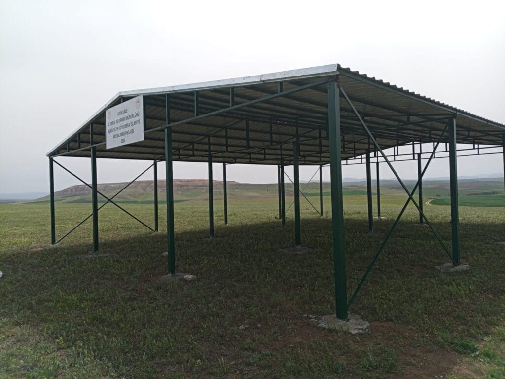 Kırıkkale meralarında gölgelik kurulumu devam ediyor – Birlik Haber Ajansı