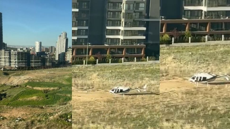Ankara’da mahalle arasına inen gizemli helikopter araştırılıyor! – Birlik Haber Ajansı