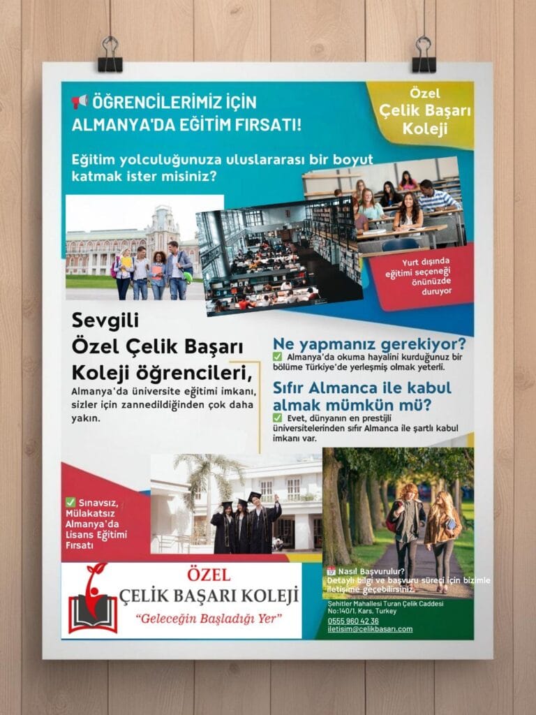 Kars Özel Çelik Başarı Koleji ile yurt dışında üniversite fırsatı! – Birlik Haber Ajansı